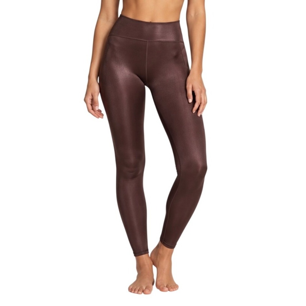 NikeSKIMS Matte High-Waisted 26" Leggings Currant Burgundy Size S Sculpting